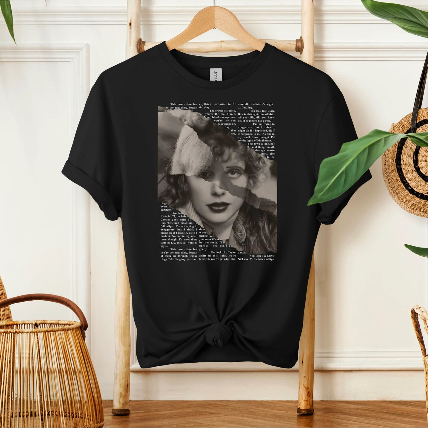 Clara Bow Portrait Mashup T-Shirt / Sweatshirt