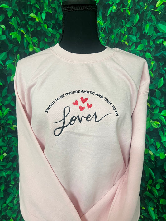 Lover Embroidered T-Shirt / Sweatshirt