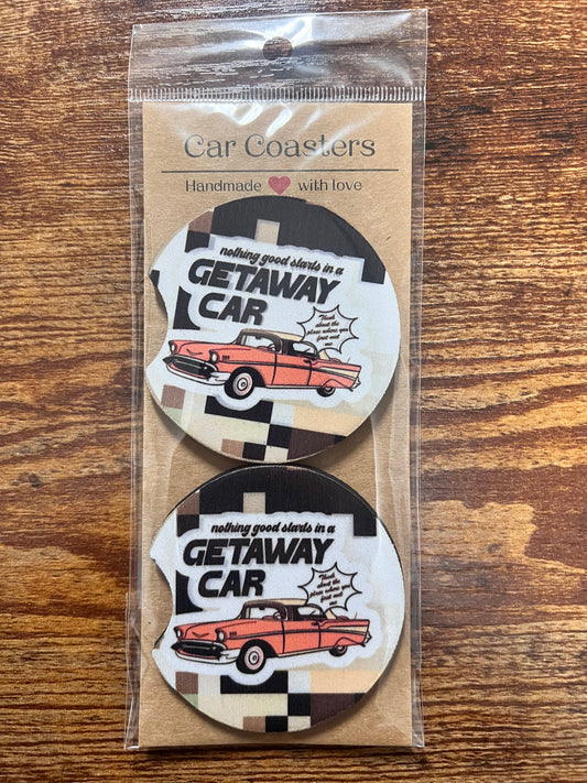 Getaway Car Coasters