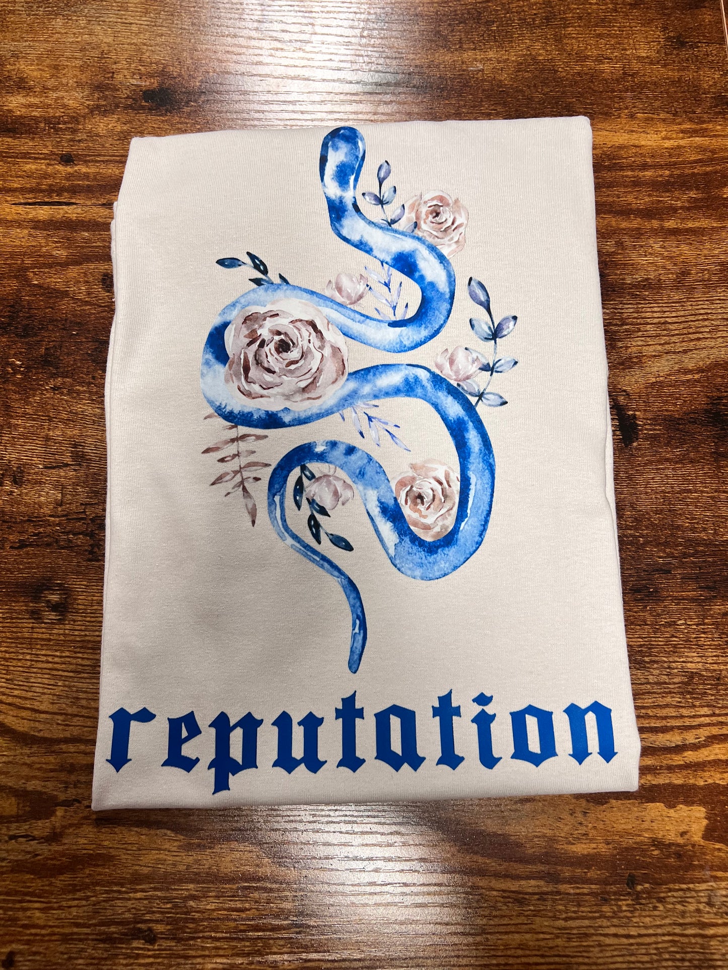 Reputation Blue Snake T-Shirt / Sweatshirt