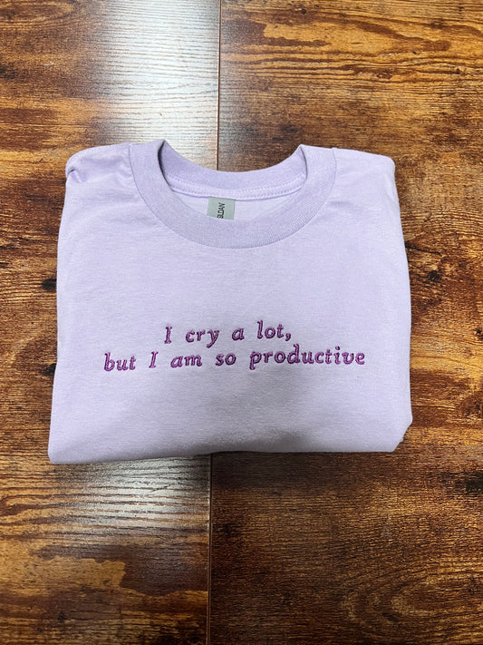 I Cry A Lot T-Shirt / Cropped Tee