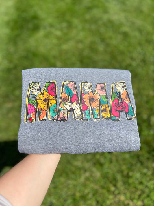 Floral MAMA T-Shirt / Sweatshirt