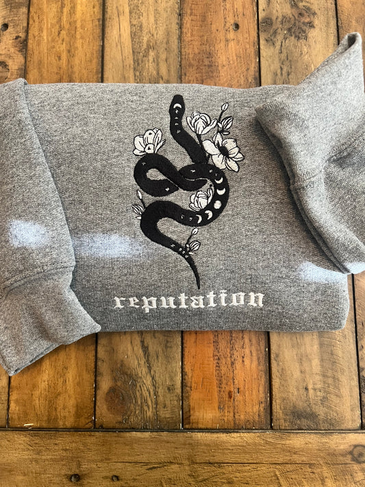 Reputation Embroidered Sweatshirt