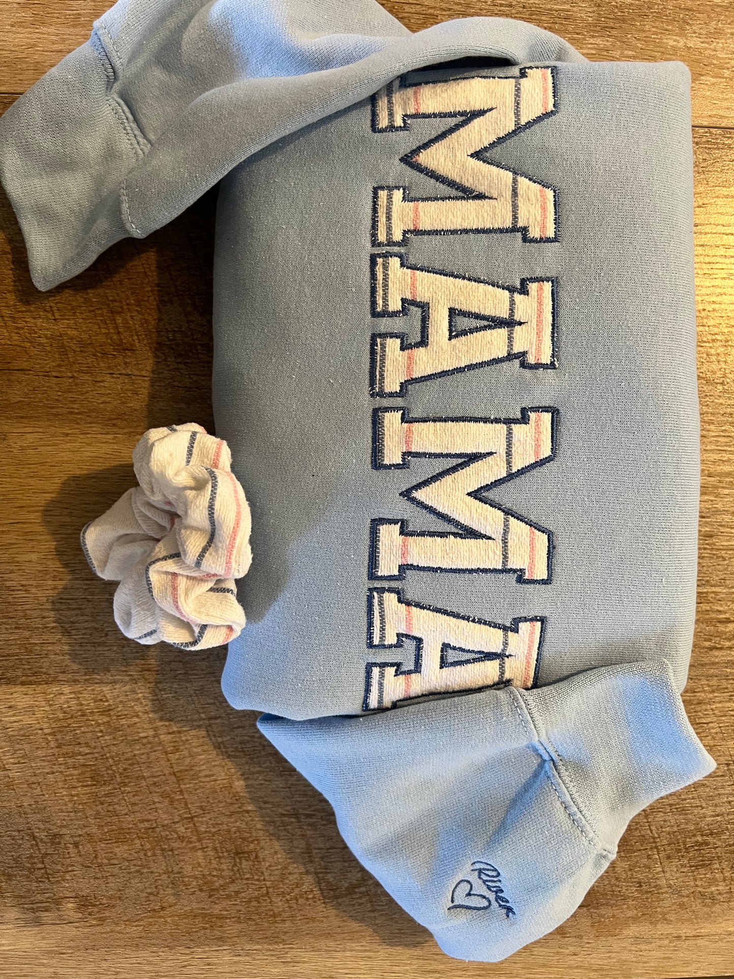 Onesie/Baby Blanket MAMA Custom Embroidered Sweatshirt