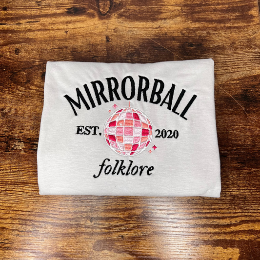 Mirrorball Embroidered T-Shirt / Sweatshirt