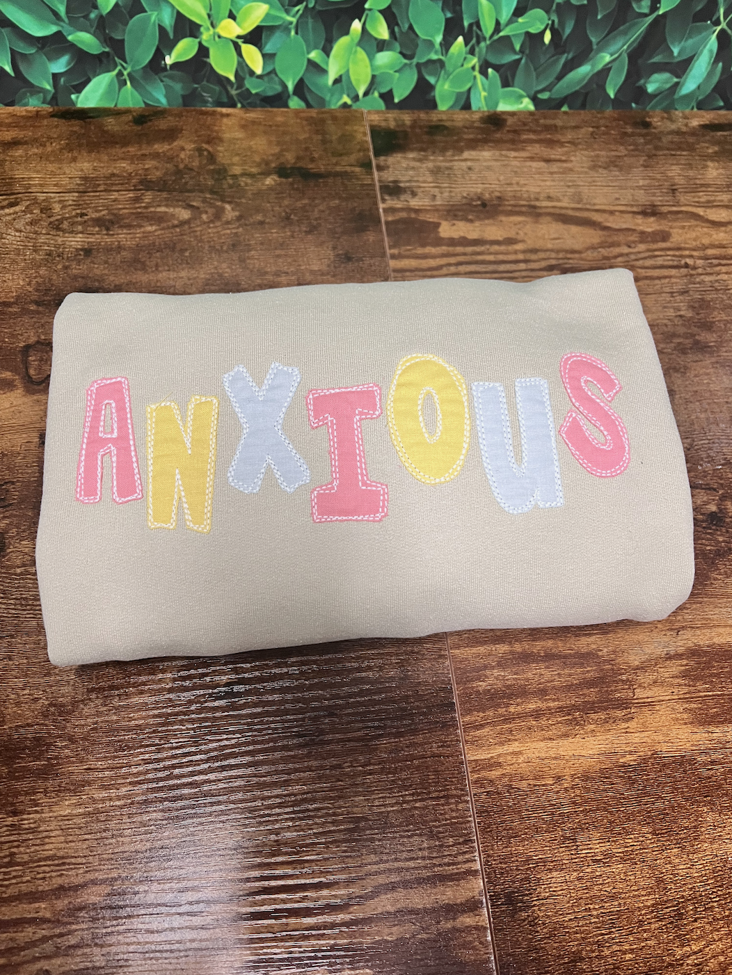 Anxious Embroidered Sweatshirt