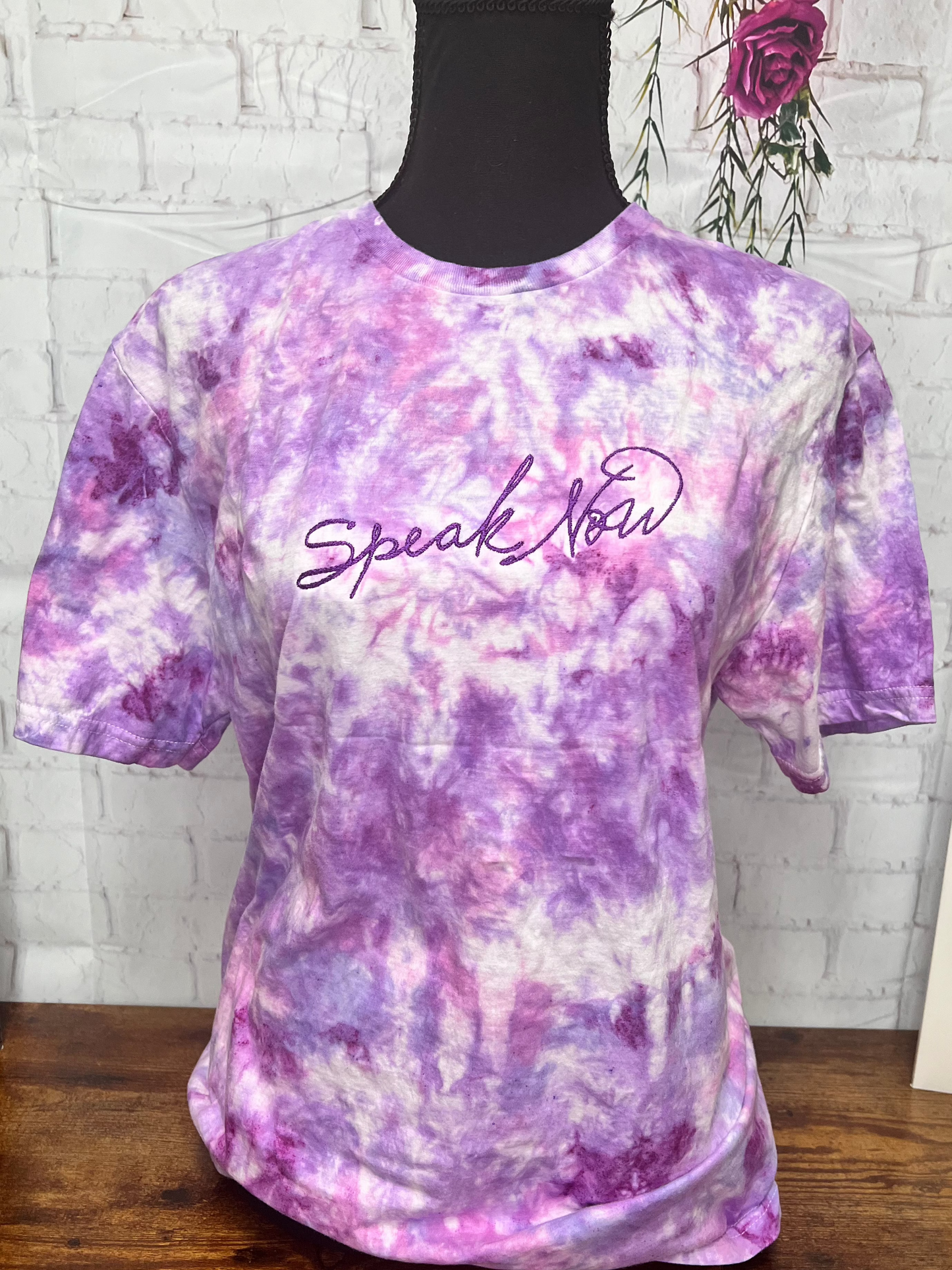 Speak Now Tie Dye Embroidered T-Shirt / Sweatshirt / Hoodie